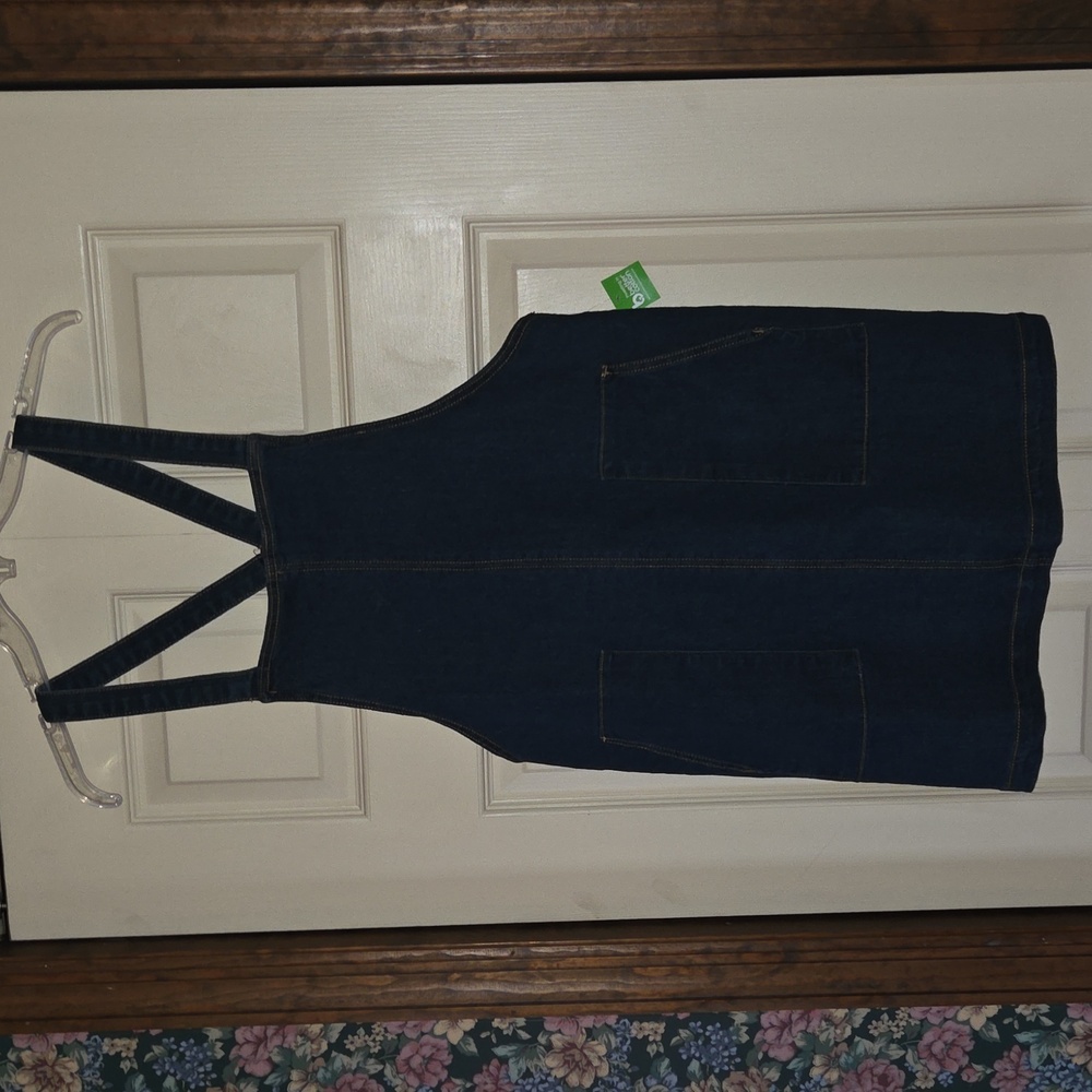 NWT! Dark Blue Denim Jumper